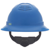 MSA V-Gard C1™ Full Brim Vented Hard Hat - Fas-Trac III Suspension