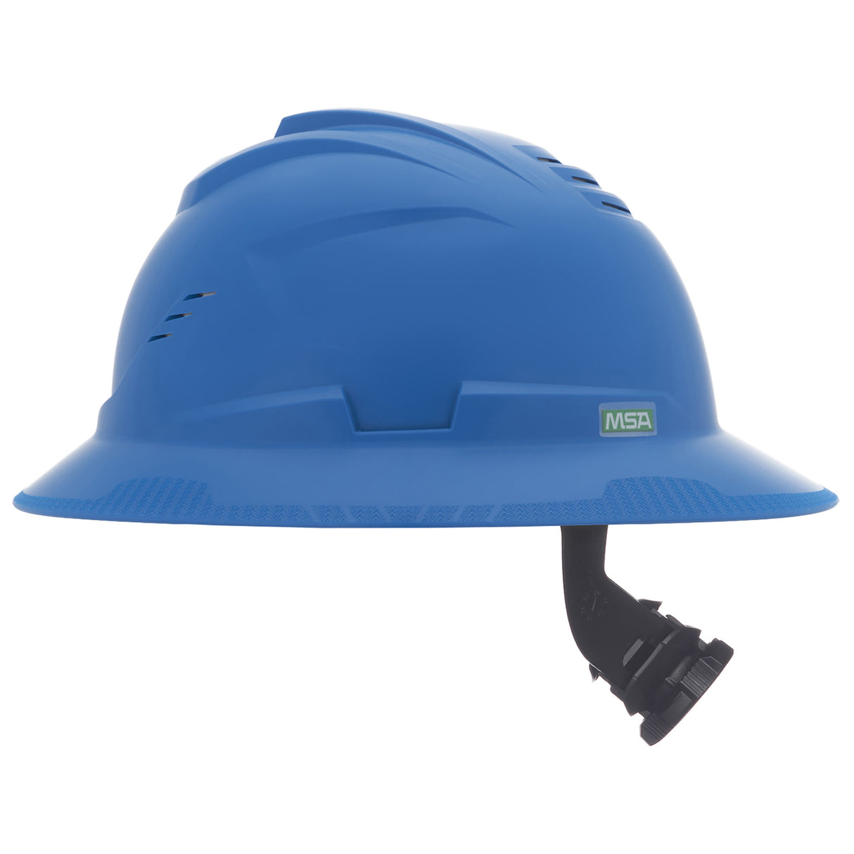 MSA V-Gard C1™ Full Brim Vented Hard Hat - Fas-Trac III Suspension