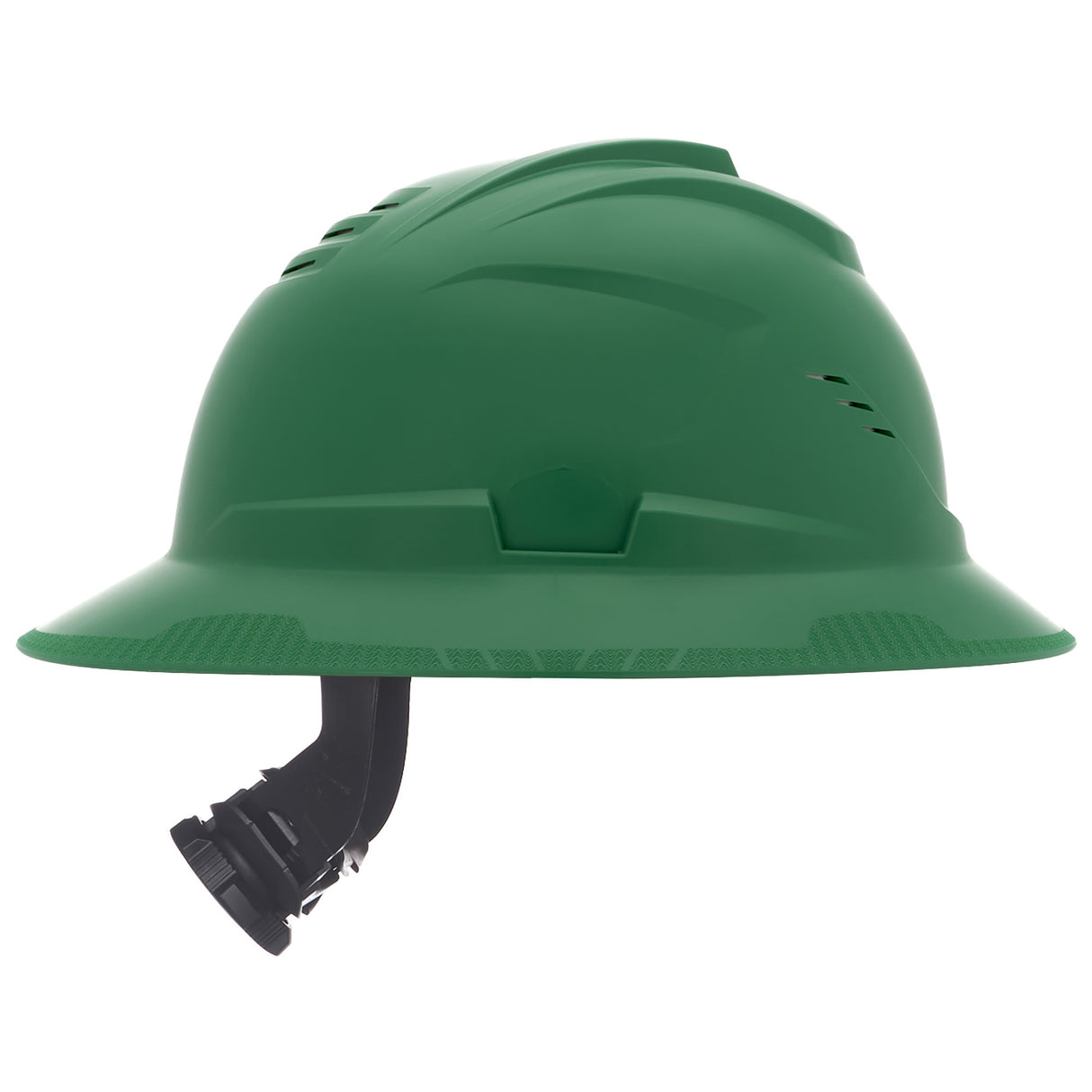 MSA V-Gard C1™ Full Brim Vented Hard Hat - Fas-Trac III Suspension
