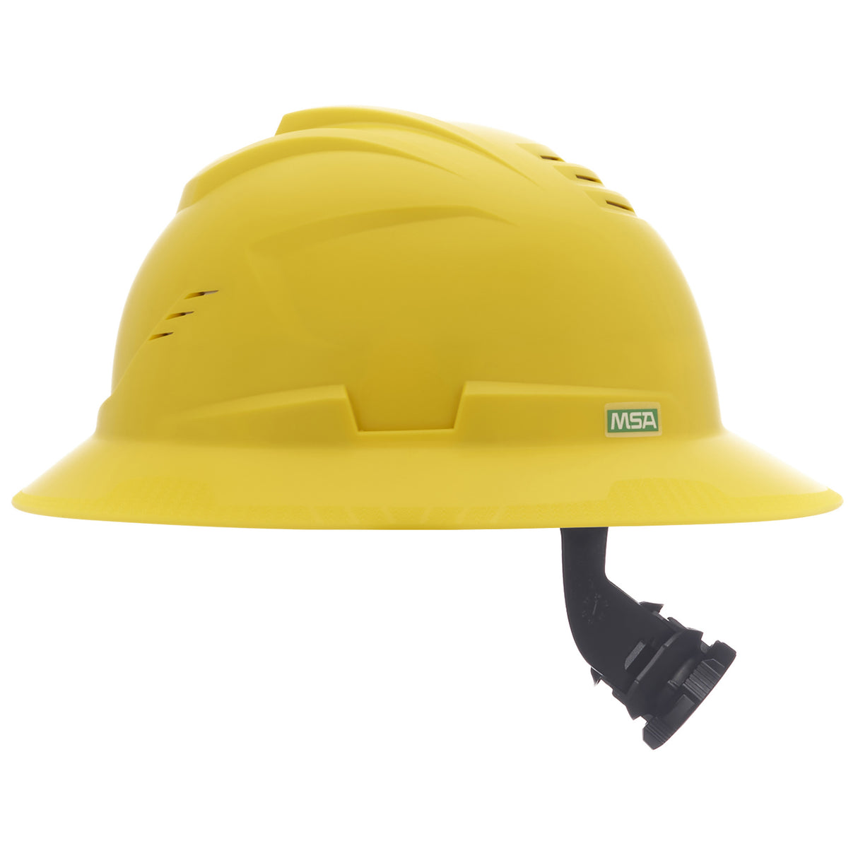 MSA V-Gard C1™ Full Brim Vented Hard Hat - Fas-Trac III Suspension