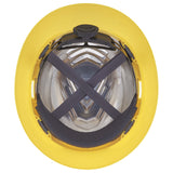 MSA V-Gard C1™ Full Brim Vented Hard Hat - Fas-Trac III Suspension