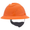 MSA V-Gard C1™ Full Brim Vented Hard Hat - Fas-Trac III Suspension