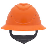 MSA V-Gard C1™ Full Brim Vented Hard Hat - Fas-Trac III Suspension