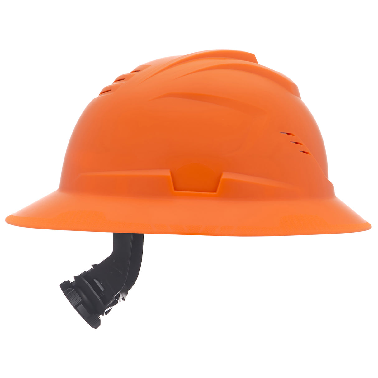 MSA V-Gard C1™ Full Brim Vented Hard Hat - Fas-Trac III Suspension