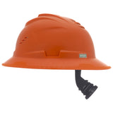 MSA V-Gard C1™ Full Brim Vented Hard Hat - Fas-Trac III Suspension