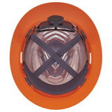 MSA V-Gard C1™ Full Brim Vented Hard Hat - Fas-Trac III Suspension
