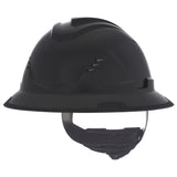 MSA V-Gard C1™ Full Brim Vented Hard Hat - Fas-Trac III Suspension