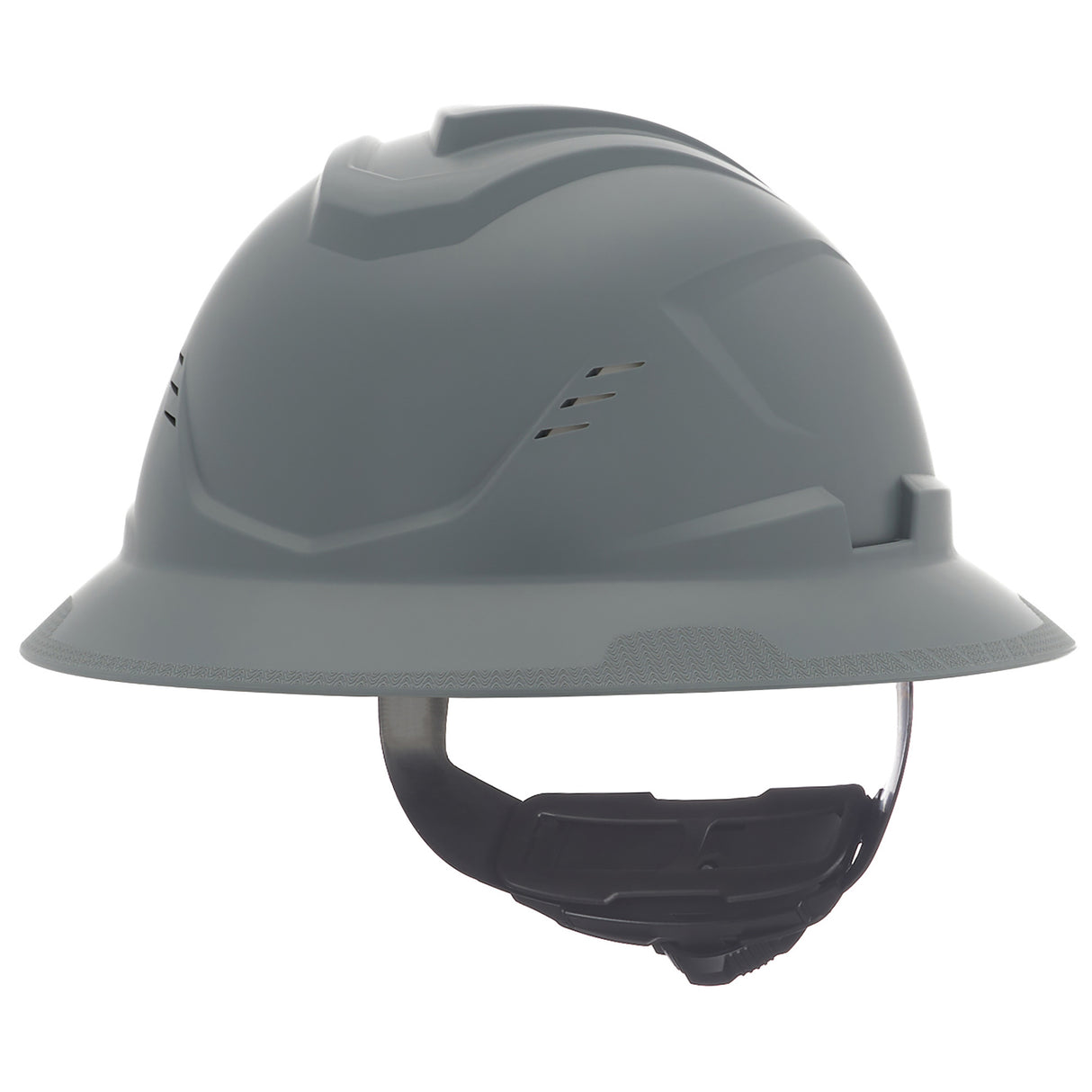 MSA V-Gard C1™ Full Brim Vented Hard Hat - Fas-Trac III Suspension