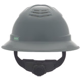 MSA V-Gard C1™ Full Brim Vented Hard Hat - Fas-Trac III Suspension