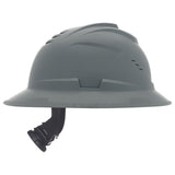 MSA V-Gard C1™ Full Brim Vented Hard Hat - Fas-Trac III Suspension