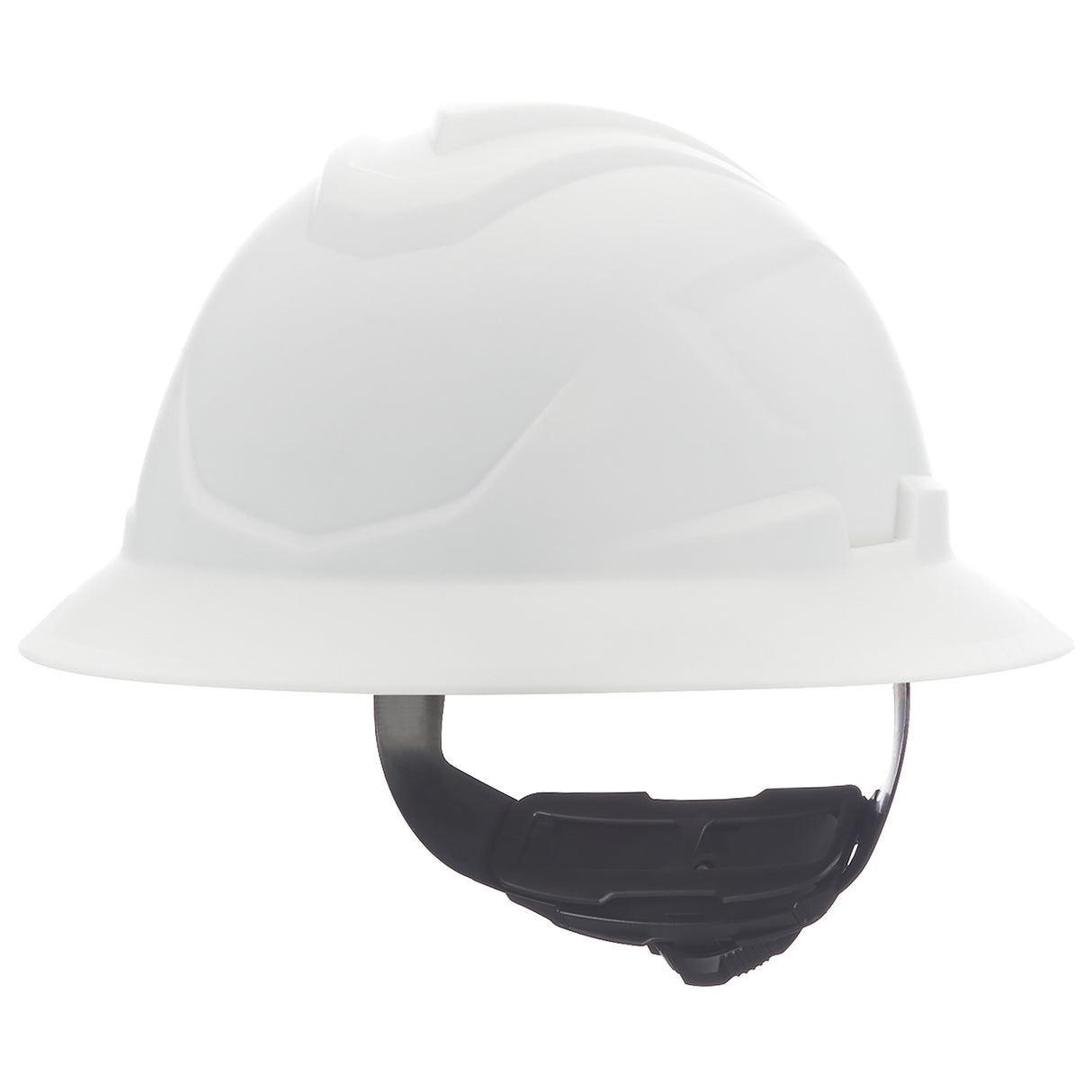 MSA V-Gard C1™ Full Brim Hard Hat - Fas-Trac III Suspension - White