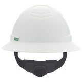 MSA V-Gard C1™ Full Brim Hard Hat - Fas-Trac III Suspension - White