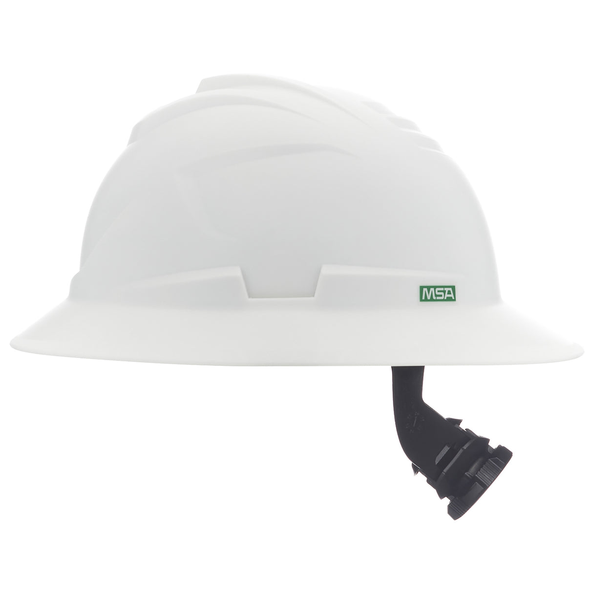 MSA V-Gard C1™ Full Brim Hard Hat - Fas-Trac III Suspension - White