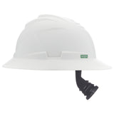 MSA V-Gard C1™ Full Brim Hard Hat - Fas-Trac III Suspension - White