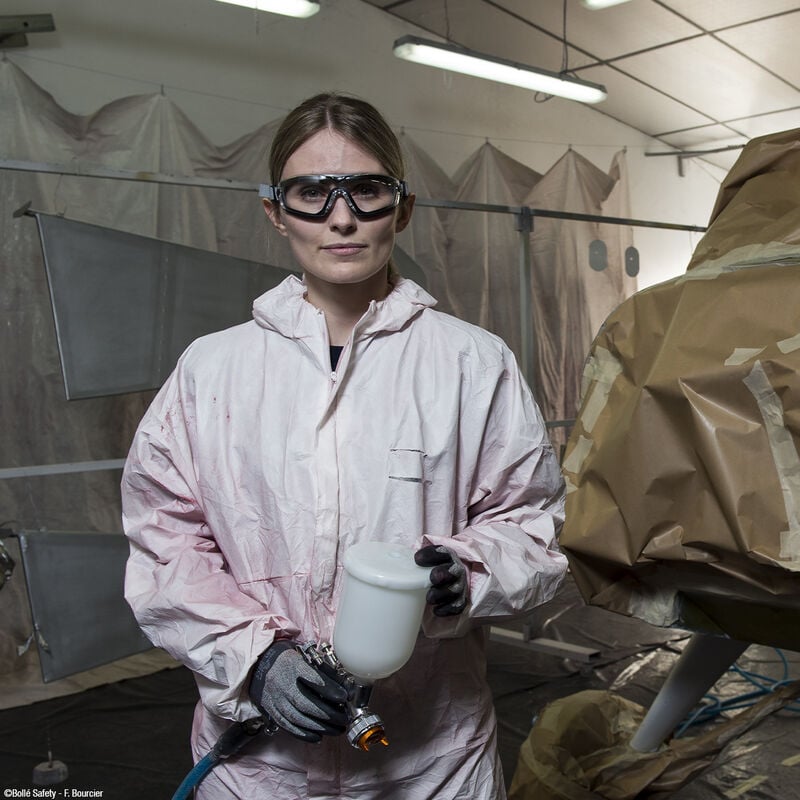 Bolle 40246 COBRA TPR Safety Goggles with Clear Platinum Anti-Fog Lens  (10-Pack)