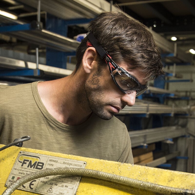 Bolle RUSH+ Assembled Series Safety Glasses with Anti-Fog Lens  (10-Pack)