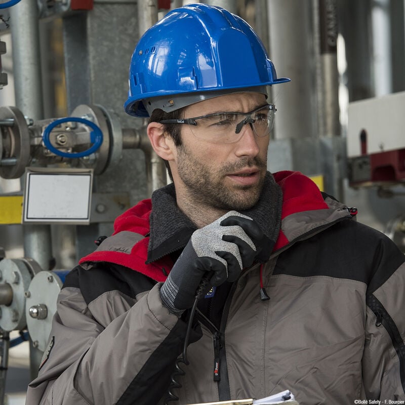 Bolle SILIUM+ Series Safety Glasses with Platinum Anti-Fog Lens (10-Pack)