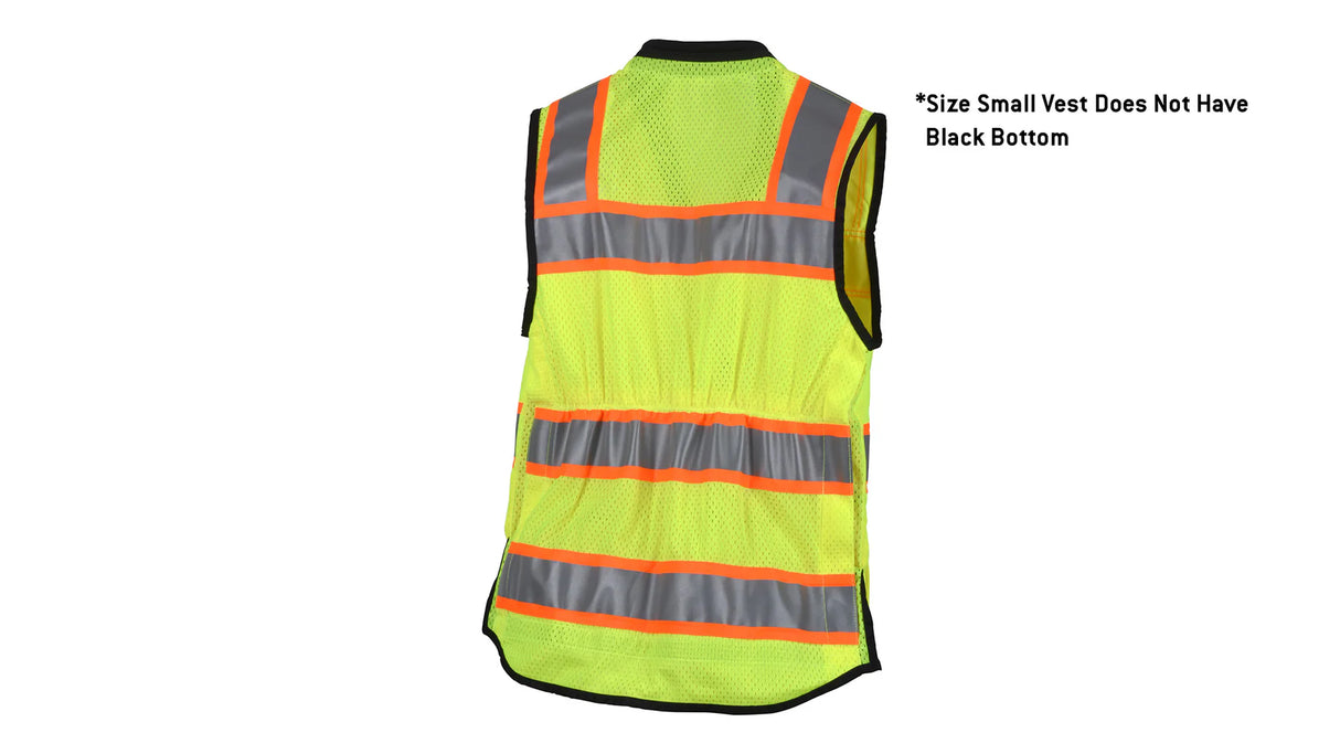RVZF61 Series Women's Vest - RVZF6110 Hi-Viz Lime/Yellow