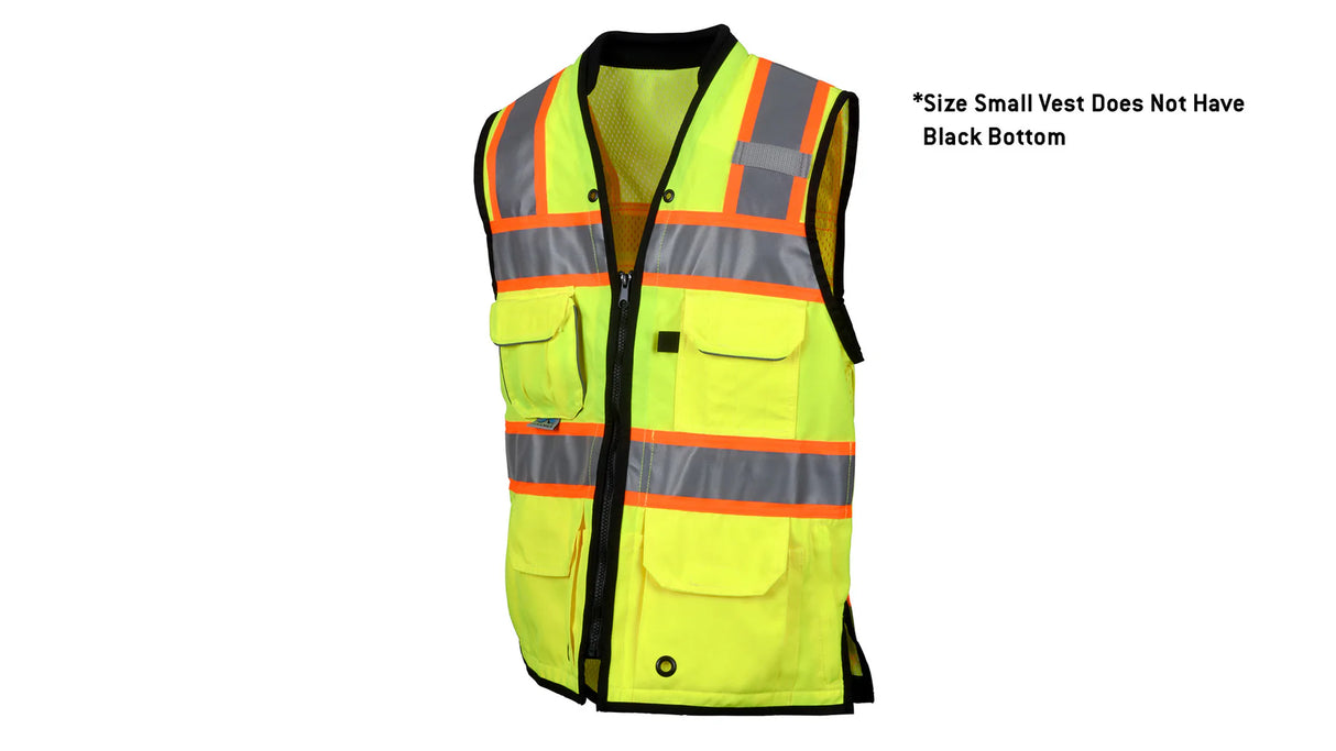 RVZF61 Series Women's Vest - RVZF6110 Hi-Viz Lime/Yellow