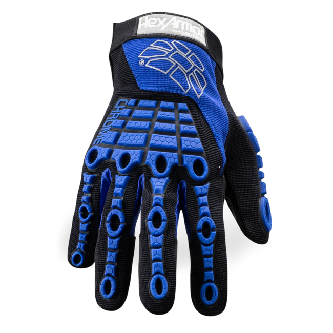 HexArmor Chrome Series® 4024 Impact-Resistant Hi-Viz Gloves - A8 Cut