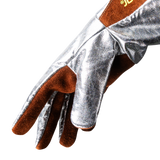 HexArmor HeatArmor® 5060 Aluminized Welding Gloves - Split Cowhide Leather/Aluminized Aramid