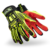 HexArmor Rig Lizard® 2021X Hi-Viz Safety Gloves TP-X®/IR-X® Impact Exoskeleton™