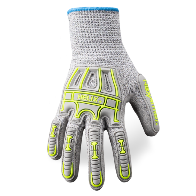 HexArmor Helix® 1074IMP Impact Resistant Fiberglass Gloves - Size XXS (5)