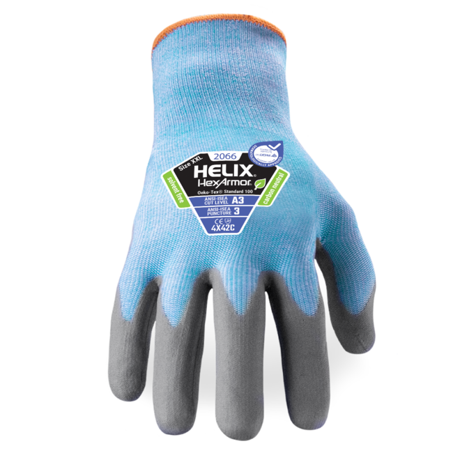 HexArmor Helix® 2066 High-Flex Seamless Gloves - Diamond Shell