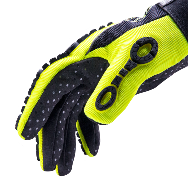 HexArmor Chrome Series® 4026 Impact-Resistant Gloves  - PVC Dots - A8 Cut