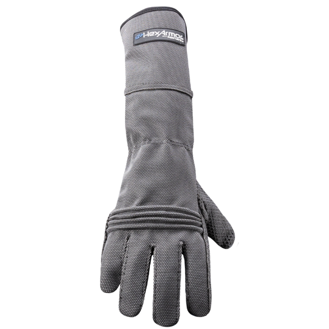 HexArmor Hercules® 400R6E Cut-Resistant Gloves with Silicone Gripping Surface on Palm - A9 Cut