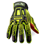 HexArmor Rig Lizard® 2021X Hi-Viz Safety Gloves TP-X®/IR-X® Impact Exoskeleton™