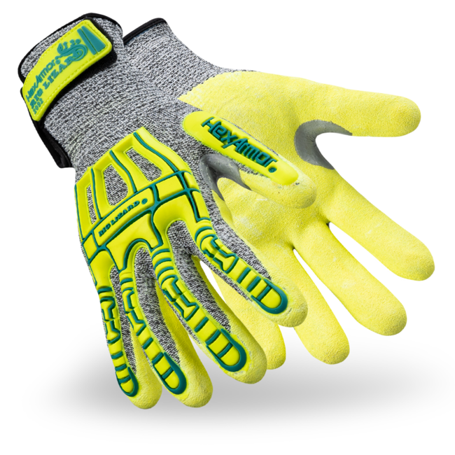 HexArmor Rig Lizard® Thin Lizzie™ 2092 Cut-Resistant Hi-Viz Gloves - A4 Cut