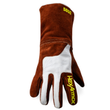 HexArmor HeatArmor® 5050 Welding Gloves - Split Cowhide Leather/Goatskin Leather - Safety Gauntlet Cuff