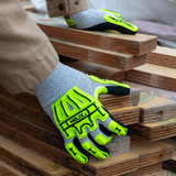 HexArmor Helix® 1075IMP Impact Resistant Fiberglass Gloves - Size M (8)