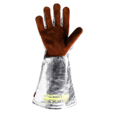 HexArmor HeatArmor® 5060 Aluminized Welding Gloves - Split Cowhide Leather/Aluminized Aramid