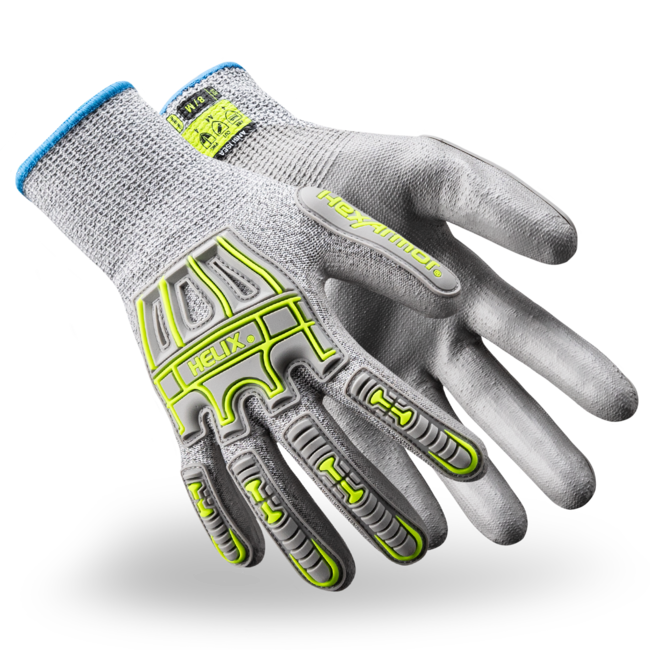 HexArmor Helix® 1074IMP Impact Resistant Fiberglass Gloves - Size XXS (5)