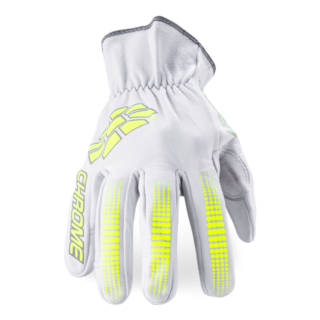 HexArmor Chrome Series® 4081 Cut-Resistant Gloves - A8 Cut - Goatskin Leather Palm
