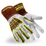 HexArmor HeatArmor® 5055 MIG/TIG Welding Gloves - Goatskin Leather - Gauntlet Cuff