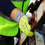 HexArmor Rig Lizard® Thin Lizzie™ 2090X Cut-Resistant Hi-Viz Gloves - A4 Cut