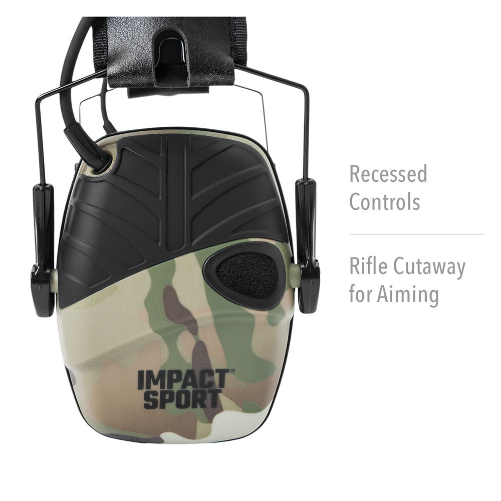 Howard Leight Impact Sport Folding Over-the-Head Earmuffs - NRR 22 dB (2-Pack)